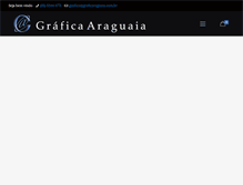 Tablet Screenshot of graficaraguaia.com.br